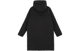 Abrigo largo de plumas «negro»