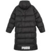 Abrigo largo de plumas oversize «Negro y blanco»