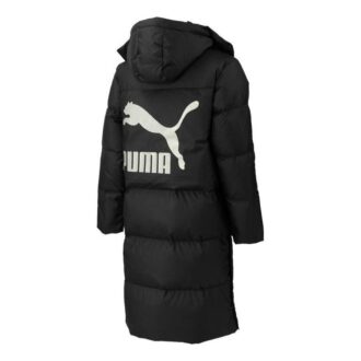 Abrigo largo de plumas Teamliga «Negro»
