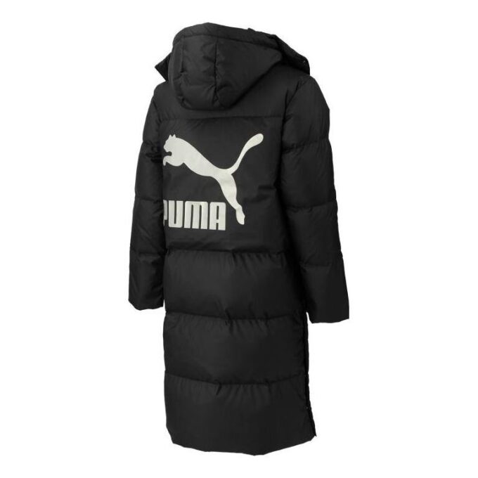 Abrigo largo de plumas Teamliga «Negro»