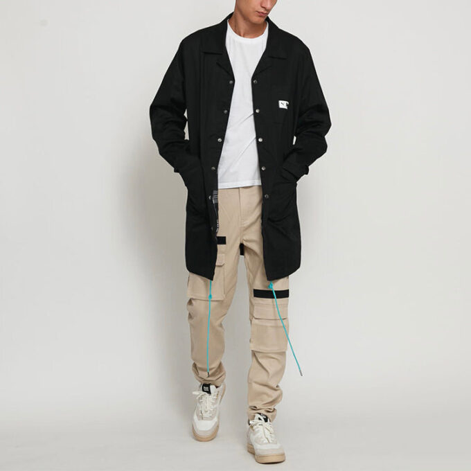 Abrigo PUMA x Rhude «Negro y blanco»