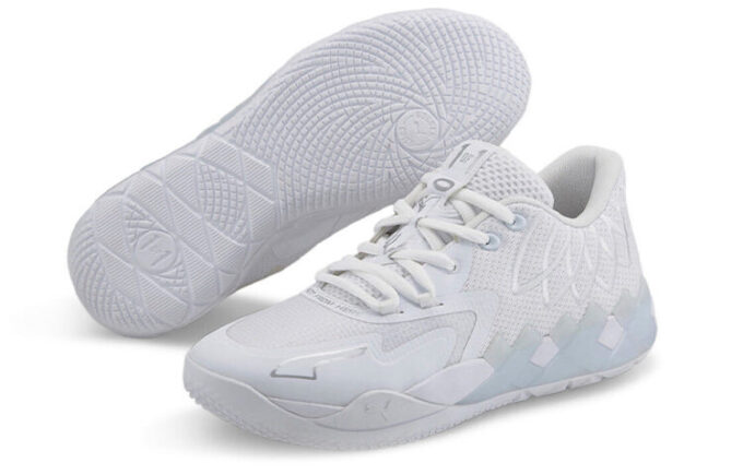 Balón LaMelo bajo MB.01 «Colores del equipo: Triple blanco»