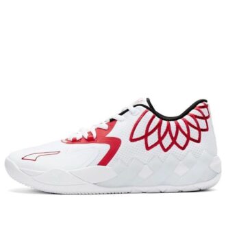 Balón MB.01 Low LaMelo «Colores del equipo: Blanco, Rojo de alto riesgo»