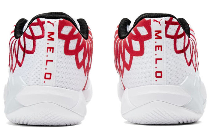 Balón MB.01 Low LaMelo «Colores del equipo: Blanco, Rojo de alto riesgo»
