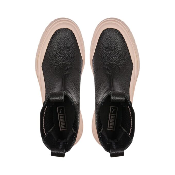 Botas Chelsea Mayze Stack «Cuarzo Rosa Negro» para mujer