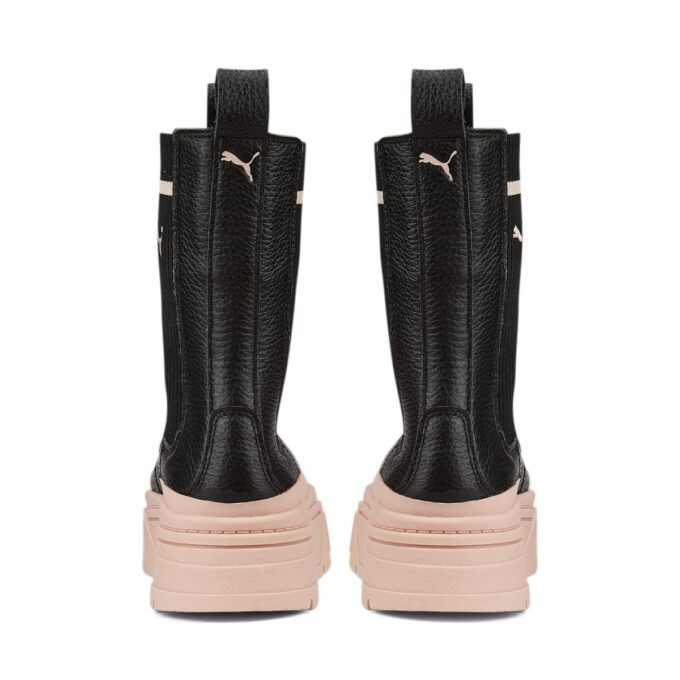Botas Chelsea Mayze Stack «Cuarzo Rosa Negro» para mujer
