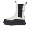 Botas Chelsea Mayze Stack «Gris vaporoso y negro» para mujer