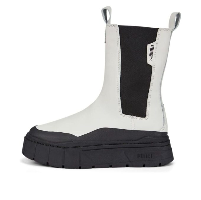 Botas Chelsea Mayze Stack «Gris vaporoso y negro» para mujer
