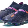 Botas de fútbol Future 7 Ultimate FG/AG «Azul marino, rosa y rojo»