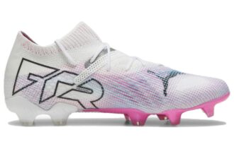 Botas de fútbol Future 7 Ultimate FG/AG «Blanco, Rosa, Negro»