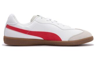 Botas de fútbol KING 21 IT «Blanco Rojo Marrón»