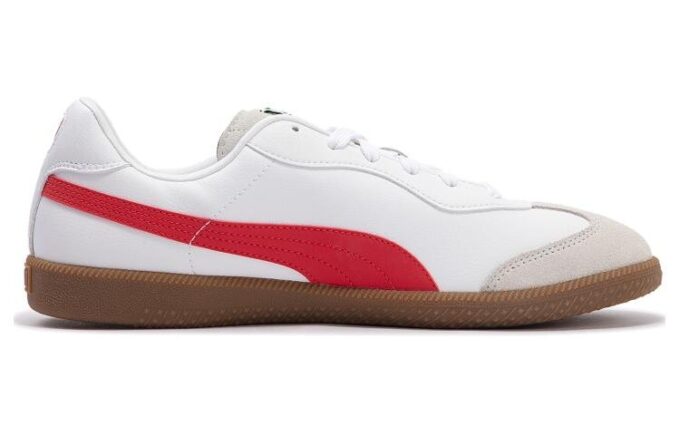 Botas de fútbol KING 21 IT «Blanco Rojo Marrón»