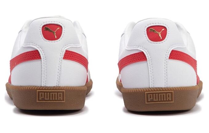 Botas de fútbol KING 21 IT «Blanco Rojo Marrón»