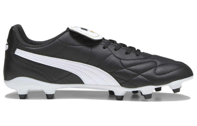 Botas de fútbol King TOP FG «Negro y blanco»