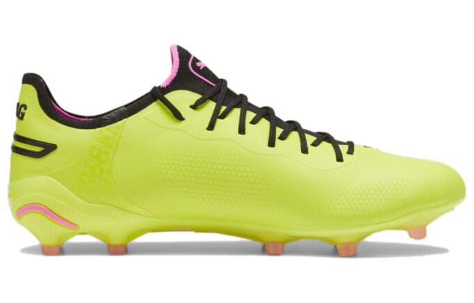 Botas de fútbol King Ultimate FG/AG «Amarillo Solar Negro»