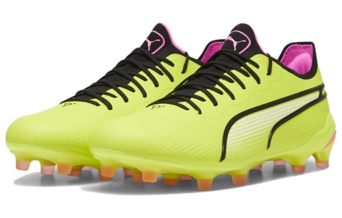 Botas de fútbol King Ultimate FG/AG «Amarillo Solar Negro»