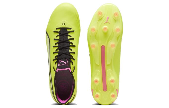 Botas de fútbol King Ultimate FG/AG «Amarillo Solar Negro»