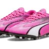 Botas de fútbol Ultra Play MG «Rosa, Blanco y Negro»