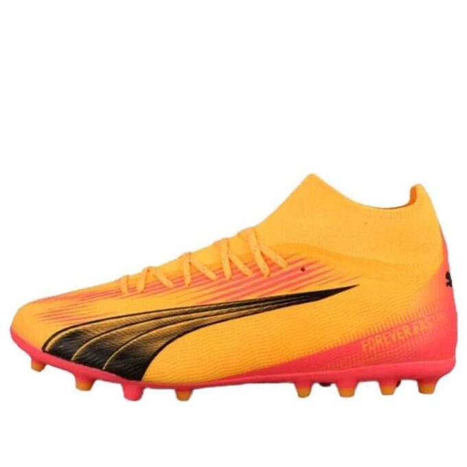 Botas de fútbol Ultra Pro MG «Amarillo, Negro y Rojo»