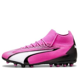 Botas de fútbol Ultra Pro MG «Rosa, Blanco y Negro»
