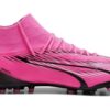 Botas de fútbol Ultra Pro MG «Rosa, Blanco y Negro»