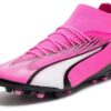 Botas de fútbol Ultra Pro MG «Rosa, Blanco y Negro»
