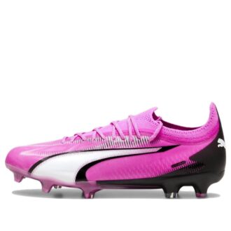 Botas de fútbol Ultra Ultimate FG «Rosa, Blanco y Negro»