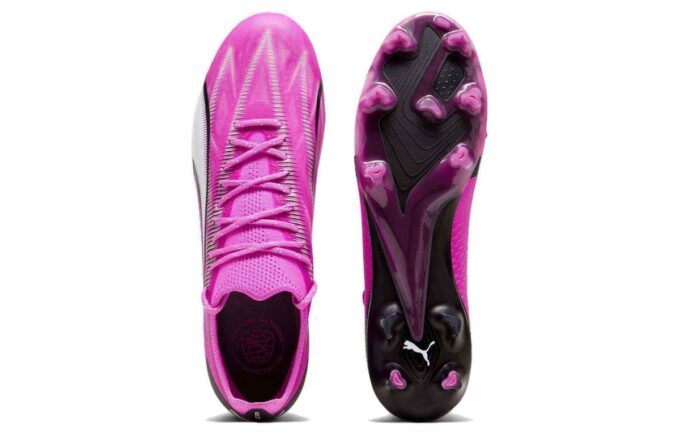 Botas de fútbol Ultra Ultimate FG «Rosa, Blanco y Negro»