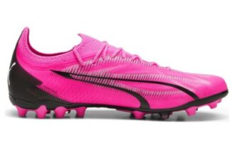 Botas de fútbol Ultra Ultimate MG «Rosa y blanco»