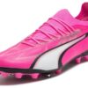 Botas de fútbol Ultra Ultimate MG «Rosa y blanco»