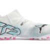 Botas Future 7 Match MG «Blanco, Azul y Rosa»