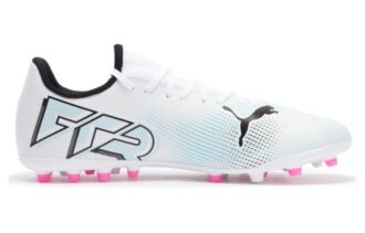 Botas Future 7 Play MG «Blanco, Azul y Rosa»