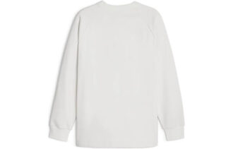 Camisa clásica texturizada de cuello redondo de la serie Popular «Blanca»