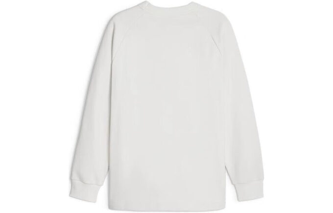 Camisa clásica texturizada de cuello redondo de la serie Popular «Blanca»