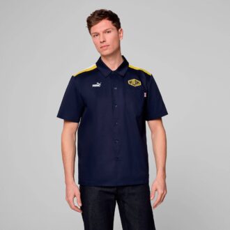 Camisa con botones delanteros para hombre de Williams Racing
