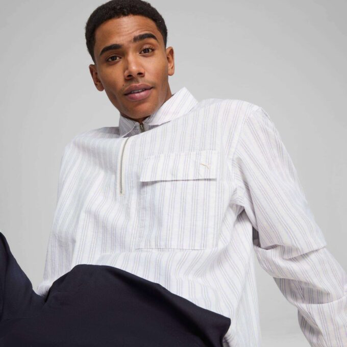 Camisa con media cremallera para hombre MMQ