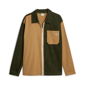 Camisa de pana Downtown «Marrón Verde Oliva»