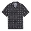 Camisa tejida clásica New Prep AOP «Negra»