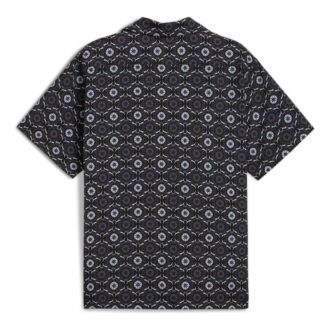 Camisa tejida clásica New Prep AOP «Negra»