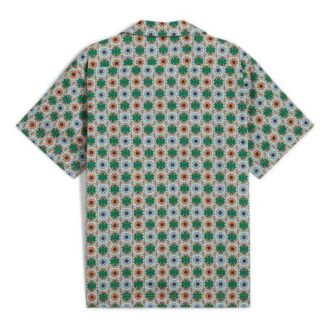 Camisa tejida clásica New Prep AOP «Verde»