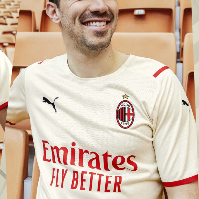 Camiseta Adidas de visitante del AC Milan 22/23 «Blanca»