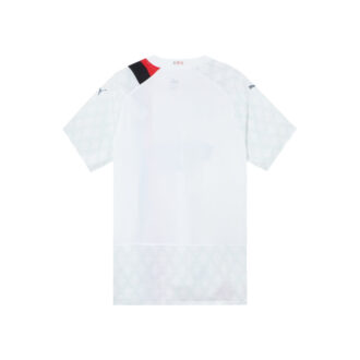 Camiseta auténtica de visitante del ACM con el logotipo «Blanca»