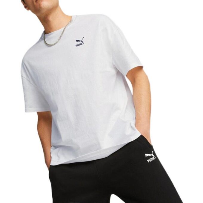 Camiseta clásica con logo «blanca»