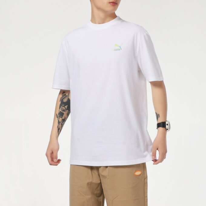 Camiseta clásica con logotipo «blanca»