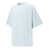 Camiseta con bolsillo y logo «Azul claro»