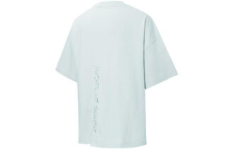 Camiseta con bolsillo y logo «Azul claro»