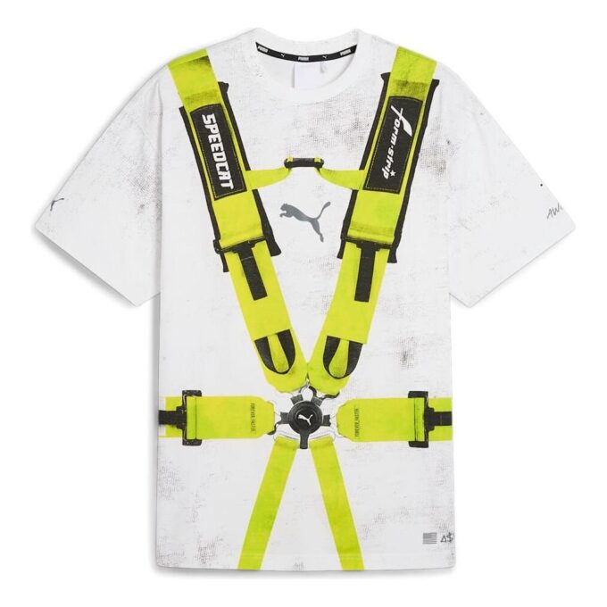 Camiseta con cinturón de seguridad PUMA x A$AP ROCKY «Blanco lima»