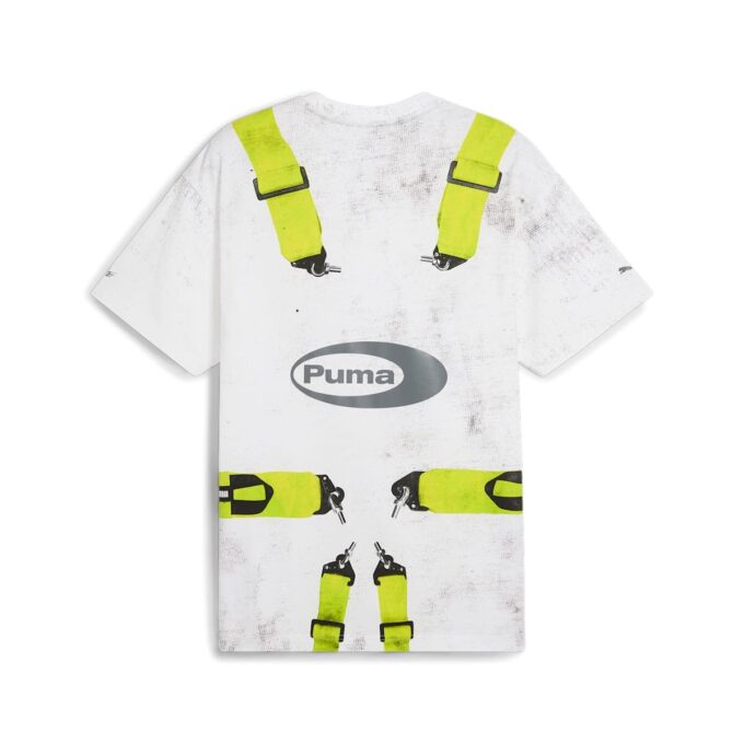 Camiseta con cinturón de seguridad PUMA x A$AP ROCKY «Blanco lima»