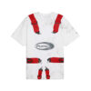 Camiseta con cinturón de seguridad PUMA x A$AP ROCKY «Blanco y rojo»