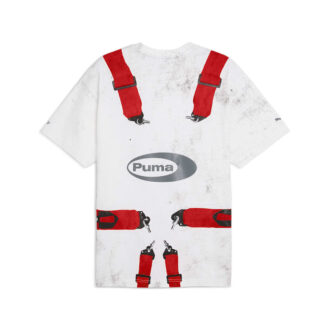 Camiseta con cinturón de seguridad PUMA x A$AP ROCKY «Blanco y rojo»